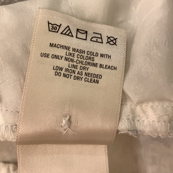 Anthropologie black and white toile, slim leg pant, size 0 - Picture 15 of 16